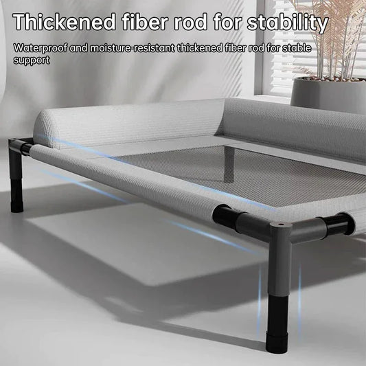 Elevated Dog Bed with Breathable Mesh – Keep Your Pet Cool, Comfortable & Off the Ground - Pawfectly Pets