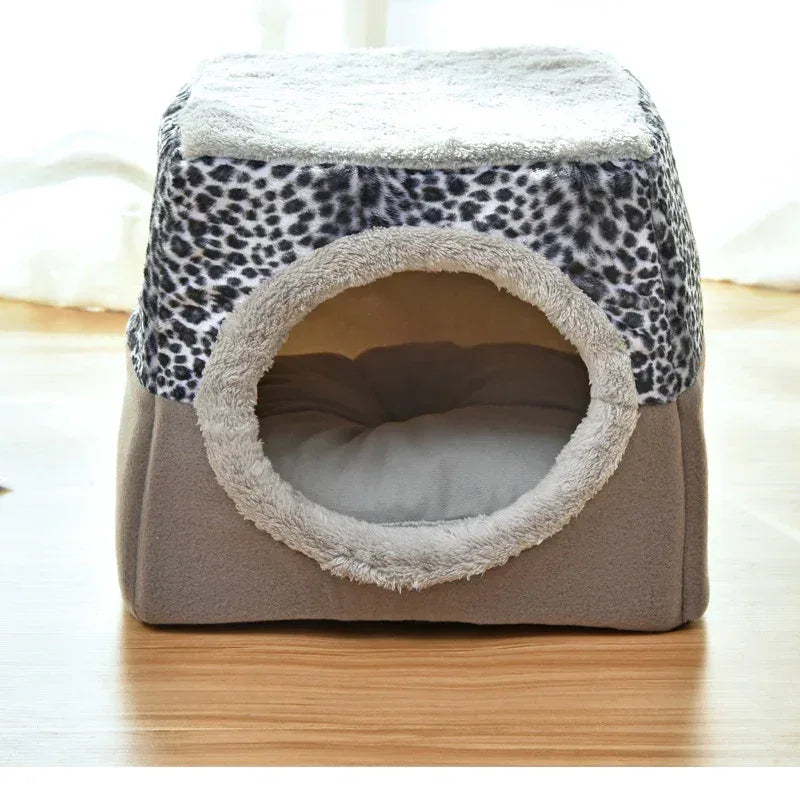 Cat Cave Bed - Cosy Four Seasons Space Capsule Cat House with Removable Cushion for Indoor Cats - Pawfectly Pets