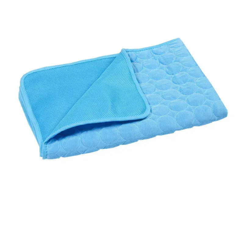 Pet Cooling Mat – Premium Ice Silk Pet Cooling Pad for Ultimate Summer Comfort - Pawfectly Pets