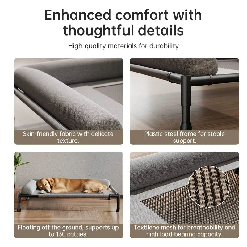 Elevated Dog Bed with Breathable Mesh – Keep Your Pet Cool, Comfortable & Off the Ground - Pawfectly Pets