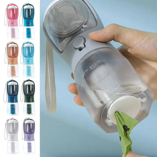 Portable Dog Water Bottle – 3-in-1 Travel Cup for Easy Hydration Anywhere