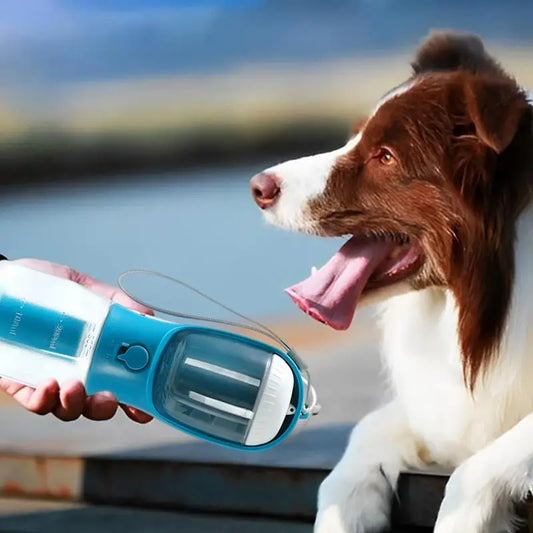 Portable Dog Water Bottle – 3-in-1 Travel Cup for Easy Hydration Anywhere