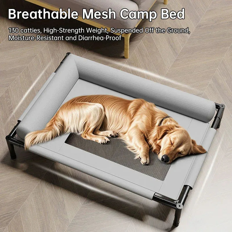 Elevated Dog Bed with Breathable Mesh – Keep Your Pet Cool, Comfortable & Off the Ground - Pawfectly Pets