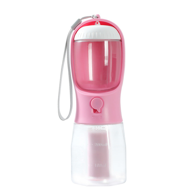 Portable Dog Water Bottle – 3-in-1 Travel Cup for Easy Hydration Anywhere