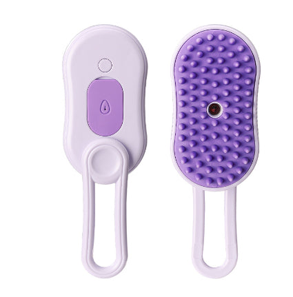 Cat Steam Brush – 3-in-1 Electric Pet Grooming Tool for Effortless Shedding Control