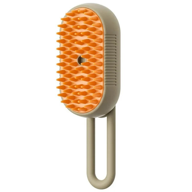Cat Steam Brush – 3-in-1 Electric Pet Grooming Tool for Effortless Shedding Control